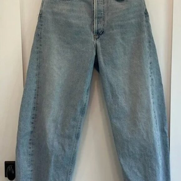 Agolde Luna High Rise Pieced Denim in color Void size 26 - Picture 4 of 6